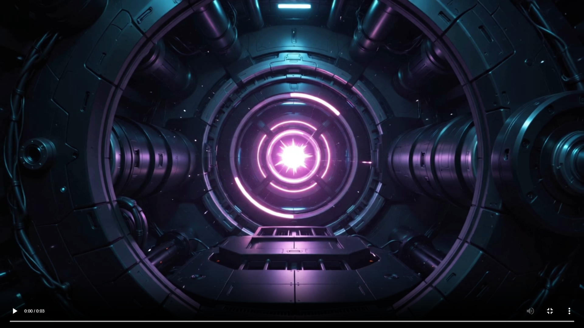 Video History focus mode with the video viewer enlarged and surrounding chrome hidden